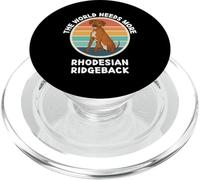 Vintage The World Needs More Rhodesian Ridgeback Dog PopSockets PopGrip for MagSafe