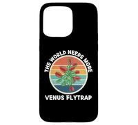 Vintage The World Needs More Venus Flytrap Plant Lover Case for iPhone 15 Pro Max