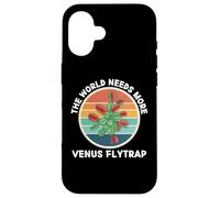 Vintage The World Needs More Venus Flytrap Plant Lover Case for iPhone 16
