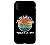 Vintage The World Needs More Venus Flytrap Plant Lover Case for iPhone XS Max