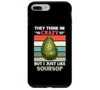 Vintage They Think Im Crazy But I Just Like Soursop Lover Case for iPhone 7 Plus/8 Plus