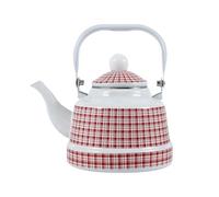 Vintage Thicken Enamel Coffee Pot with Handle Tea Kettle Induction Cooker Gas Stove Universal Water Teapot Kitchen Tools(1.1L,Style 12)