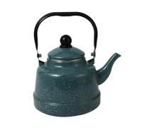 Vintage Thicken Enamel Coffee Pot with Handle Tea Kettle Induction Cooker Gas Stove Universal Water Teapot Kitchen Tools(1.1L,Style 13)