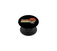 vintage this is how i roll mountain bicycle biking graphic PopSockets Adhesive PopGrip