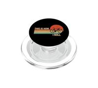 vintage this is how i roll mountain bicycle biking graphic PopSockets PopGrip for MagSafe