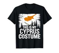 Vintage This is My Cyprus Flag Costume Patriotic Men Women T-Shirt