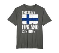 Vintage This is my Finland Flag Costume design For Halloween T-Shirt