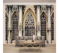 Vintage Three Dimensional Golden Arches Building 3D Wallpaper Luxury Home Dining Decor Paste Sofa Living Room The Wall for Bedroom Mural-430cm×300cm