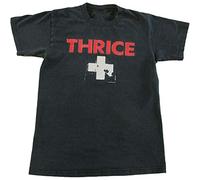 Vintage Thrice The Artist in The Ambulance Men’S T-Shirt Cinder Block Hxc Black XL