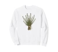 Vintage Thyme Herb Botanical Illustration Art Sweatshirt