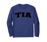 Vintage Tia Spanish Aunt Distressed Bold Identity Classic Long Sleeve T-Shirt