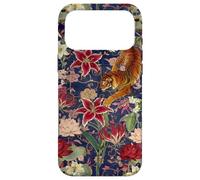 Vintage Tiger Amidst Blossoms Asian Garden Art Flower Lover Case for iPhone 17 Pro Max