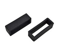Vintage Time Watches 2 x Black Rubber Watch Strap Part Keeper Replacement Sports Holder PVC Retainer Loop | Various Sizes | 14mm, 16mm, 18mm, 20mm, 22mm, 24mm, 26mm | 2 Pack (30mm)