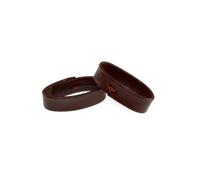 Vintage Time Watches | 2 x Leather Watch Strap Part Keeper Replacement Sports Holder Retainer Loop | Various Sizes | 18mm, 20mm, 22mm | 2 Pack (18mm, Brown)