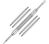 Vintage Time Watches | 4 x Spring Bars Plus Tool Watch 2.0mm Pins Repair Heavy Duty Steel Strap | 16mm