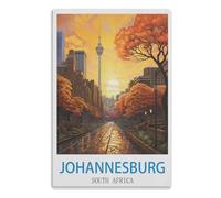 Vintage Tin Painting Metal Retro Signs, Home Wall Decorations Poster Plaque for Pub Bar Club Cafe Kitchen RestaurantsJohannesburg South Africa 30x40cm(12x16 Zoll) A750