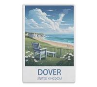 Vintage Tin Painting Metal Retro Signs, Home Wall Decorations Poster Plaque for Pub Bar Club Cafe Kitchen RestaurantsDover Beach 15 x 40 cm（ 6 x 16 inch）A890