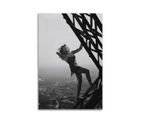 Vintage Tina Turner Eiffel TowerWall Decoration Posters Motivational Wall Posters Suitable for Office Gym Bedroom Decoration AestheticUnframe-style 20x30inch(50x75cm)