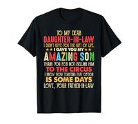 Vintage to My Dear Daughter in Law Amazing Son Circus T-Shirt