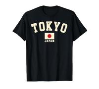 Vintage Tokyo Japan Japanese Flag Souvenir Retro Graphic Value Graphic T-Shirt, Men, Black, M