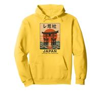 Vintage Torii Gate Art Asia Cool Japanese Poster Pullover Hoodie