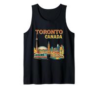 Vintage Toronto Canada Travel Souvenir City Tourist Gift Tank Top