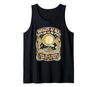 Vintage Total Solar Eclipse Cruise 2026 At Sea Astronomy Tank Top