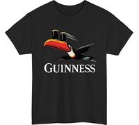 Vintage Toucan Guinness T-Shirt, Retro Bird Graphic Tee, Funny Brewery & Pub Style Shirt for Men and Women Black
