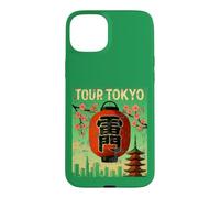 Vintage 'Tour Tokyo' Travel Poster Design Case for iPhone 15 Plus