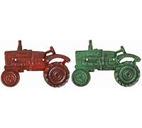 Vintage Tractor Beer Bottle Opener for the Wall - RED