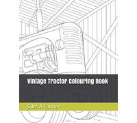 Vintage Tractor Colouring Book