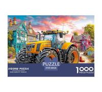 Vintage Tractor SceneUltimate Challenge Jigsaw Puzzles for Adults Rural Countryside Art Style Conquer The 1000-Piece (Advanced) Impossible, Hard, And Difficult Challenging Puzzle Educational Games - T