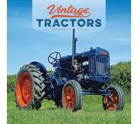 Vintage Tractors Calendar 2026, Wall Calendars, Month To View, Gift