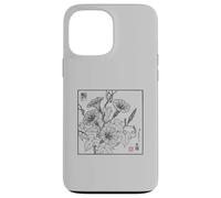Vintage Traditional Japanese Morning-Glory Floral Botanical Case for iPhone 13 Pro Max