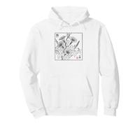Vintage Traditional Japanese Morning-Glory Floral Botanical Pullover Hoodie