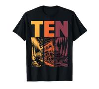Vintage Train 10th Birthday Ten Year Old Boys Locomotive T-Shirt