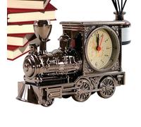 Vintage Train Alarm Clock | Luxury Retro Rain Alarm Clock | Classic Retro Timer | Battery Operated Desk Decor Battery Operated Table for Bedroom Home Bookshelf APA