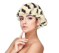 Vintage Train Print Satin Silk Bonnet for Sleeping Women, Adjustable Double Layer Satin Hair Bonnet Night Sleep Cap for Curly Hair