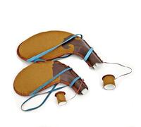 Vintage Travel Bottles | Dance Performance Prop | Vintage Wear-Resistant PU Leather Bota Bag Retro For Travel, Work, Home Use, Travel Theme Parties, Travel, Work And School. Improve Your