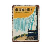 Vintage Travel Niagara Falls Retro Poster Metal Tin Sign Retro Iron Painting for Bar Man Cave Cafe Family Garage Poster Wall Decoration 30x40CM