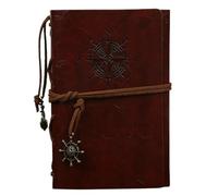 Vintage Travel Notebook Useful Memo Pad Thickened Paper 75 Sheets Coil Notebook A7 Diary Weekly Planner Goal Habit Schedule(Color3)