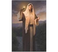 Vintage Travel Poster Church of Jesus Christ Retro Wall Art Canvas Poster Art Print Home Decor Room Decor Unframed 50x75cm