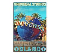 Vintage Travel Poster Orlando Universal Studios Canvas Art Print Office Family Bedroom Decorative Posters Gift Wall Decor Poster 12x18inchs(30x45cm) Unframe-.