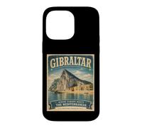 Vintage Travel Poster Rock of Gibraltar Heritage Design Case for iPhone 14 Pro Max