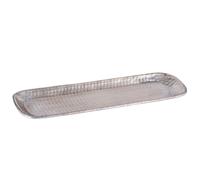 Vintage Tray Candle Tray Decor Hedye Silver 30Cm