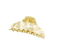 Vintage triangle large back head disc hair grab clip hair accessories (cream)