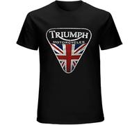 Vintage Triumph Fashion Black T-Shirt Unisex Mens Tees