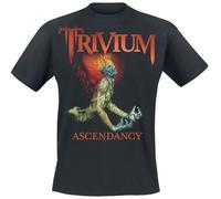 Vintage Trivium Ascendancy Men T-Shirt Black Short Sleeve Black L