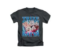 Vintage Trixie and Katya Bootleg Iconic Queens 90s Retro Design Tee T-Shirt Funny Unisex T Shirt Top Black