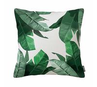 Vintage Tropical Palm Leaves Pattern Decorative Throw Pillow Covers 18 X 18 for Sofa Accent Pillows Case Green